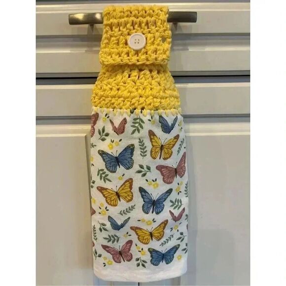 Crochet Top Kitchen-Butterfles - Picture 1 of 2